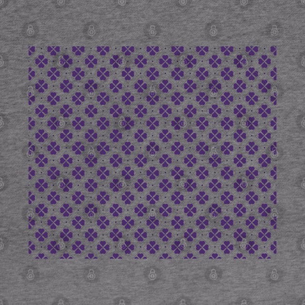 Royal Clover - Purple *Clear BG* by LozMac